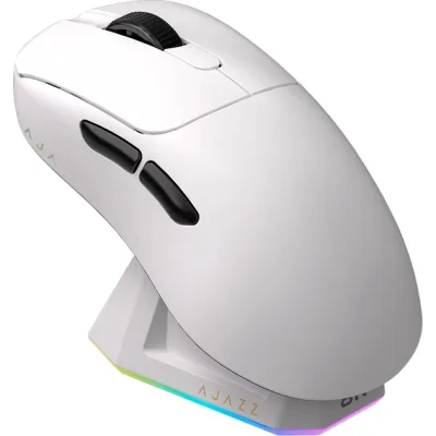 Мишка Ajazz AJ179PRO Wireless/Bluetooth/USB Charging Dock White (AJ179-PRO-W)