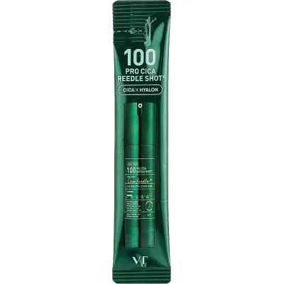 Сироватка для обличчя VT Cosmetics 100 Pro Cica Reedle Shot З мікроголками для чутливої шкіри 2 мл 10 шт (8803463007324)