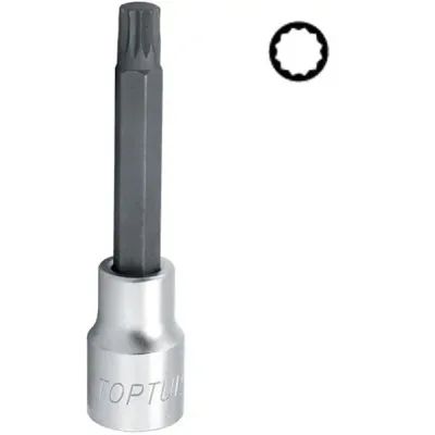 Торцева головка Toptul SPLINE M10 L100мм 1/2" (BCJA1610)