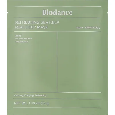 Маска для обличчя Biodance Refreshing Sea Kelp Real Deep Mask 34 г (8809937361473)