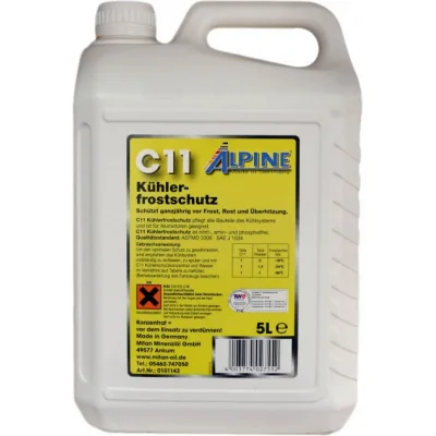 Антифриз Alpine концентрат C11 Кuhlerfrostschutz зелен. 5л (1145G-5)