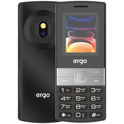 Мобільний телефон Ergo B185 Black
