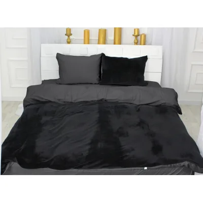 Постільна білизна MirSon Велюр Winter Delicate 28-0112 Nocciolo 200х220 (2200004052847)