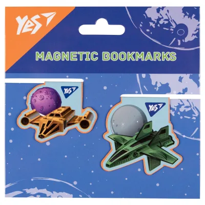Закладки для книг Yes магнітні Super Space, 2шт (708116)