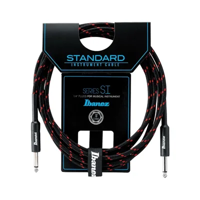 Інструментальний кабель Ibanez SI10-BW (Woven) Instrument Cable 3 m (301867)