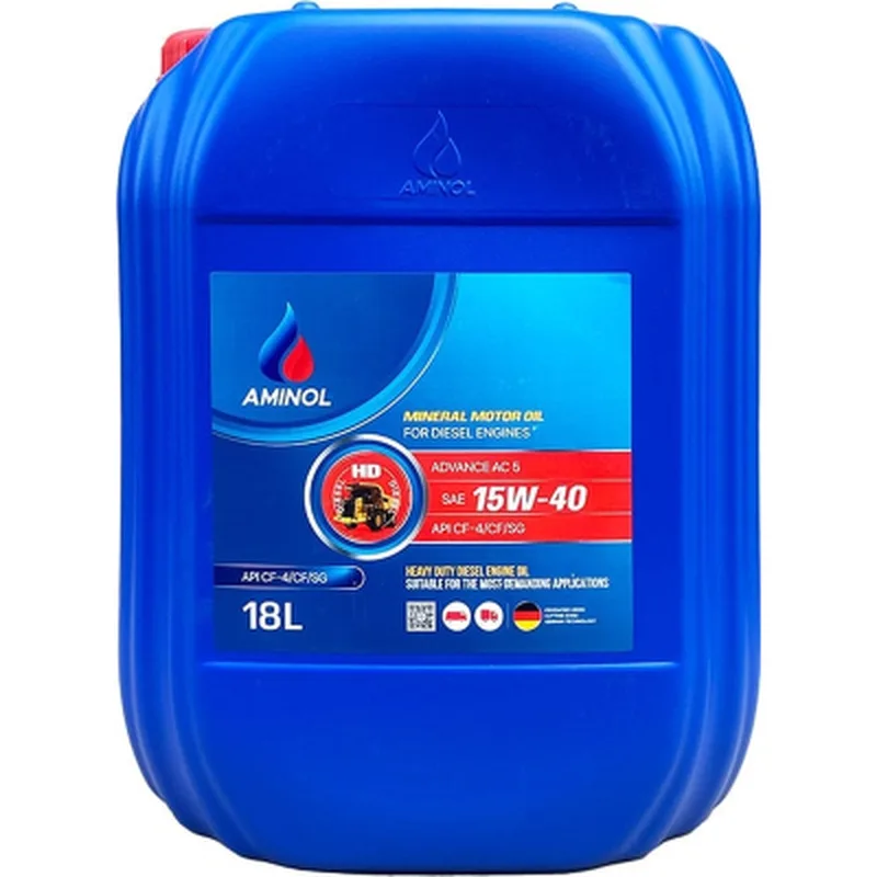 Моторна олива Aminol Advance AC5 15W40 CF-4 MB-Approval 18л (AM161786)