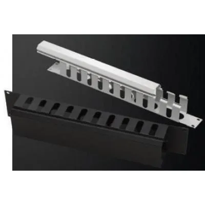 Кабельний організатор 19" 2U гребінка, RAL 9005 Mirsan (MR.OKK2U19.01)