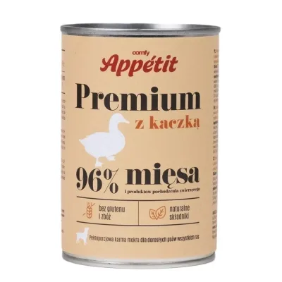 Консерви для собак Comfy Appetit Premium з качкою 400 г (5905546340571)
