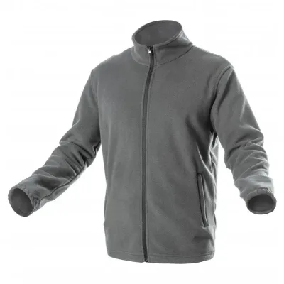 Кофта робоча Hoegert PASADER HT5K382-XL 100% поліестер темно-сіра, XL (54) (HT5K382-XL)