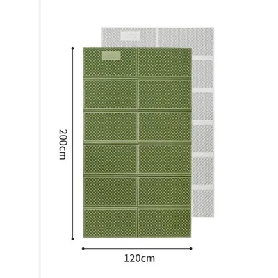 Туристичний килимок Naturehike CNK2450WS044 подвійний 200x120х1,8см зелений (6927595789995)