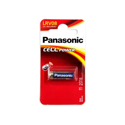 Батарейка Panasonic LRV08 * 1 (альтернативне маркування MN21, A23) (LRV08L/1BE)