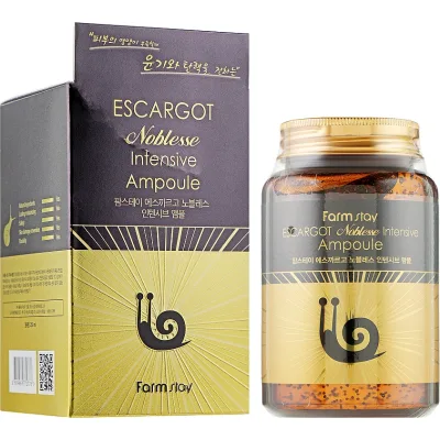 Сироватка для обличчя FarmStay Escargot Noblesse Intensive Ampoule 250 мл (8809469772778)