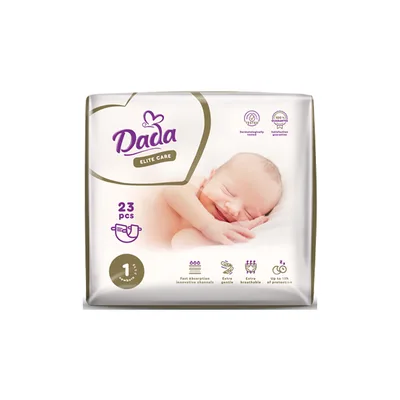 Підгузки Dada Elite Care Newborn 1 (2-5 кг) 23 шт (4820174981075)