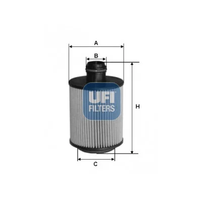 Фільтр масляний UFI 25.110.00