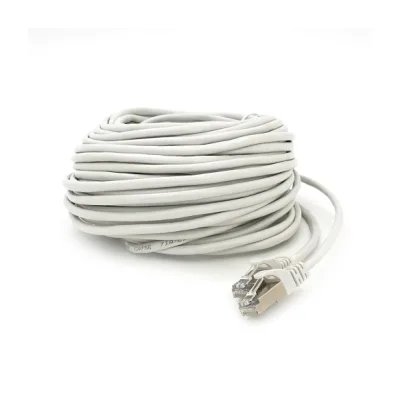 Патч-корд 20м FTP cat.5e, CU, RJ45, grey Merlion (PCM-CU-5E/20G)