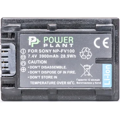 Акумулятор до фото/відео PowerPlant Sony NP-FV100 (DV00DV1271)