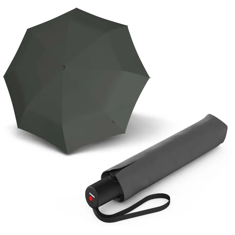Парасоля Knirps A.200 Medium Duomatic Dark Grey UV Protection автомат, складана (Kn95-7201-08001)