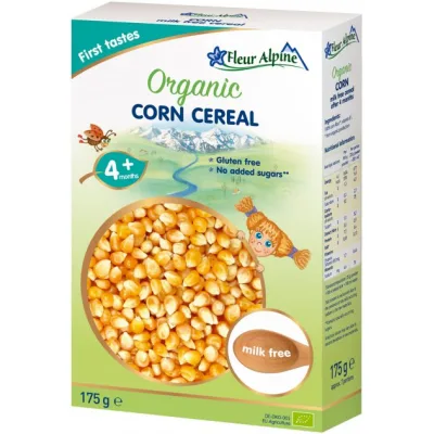 Дитяча каша Fleur Alpine Organic Corn Кукурудзяна 175 г (4779050670124)