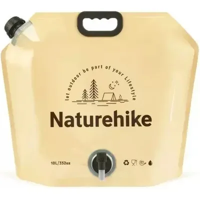 Відро складне Naturehike CNK2450CF027 для води 10 л, жовте (6927595798355)
