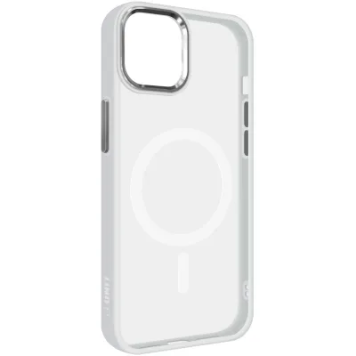Чохол до мобільного телефона Armorstandart Unit MagSafe Apple iPhone 15 Plus Matte Clear Silver (ARM69351)