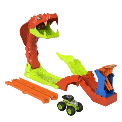 Автотрек Hot Wheels Monster Trucks Атака змії (JJN44)