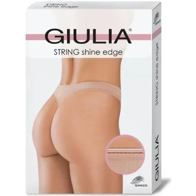 Труси Giulia String Shine Edge Black L/XL (4823116931596)