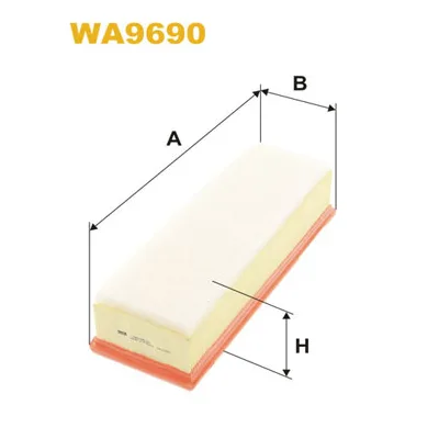 Повітряний фільтр для автомобіля Wixfiltron WA9690