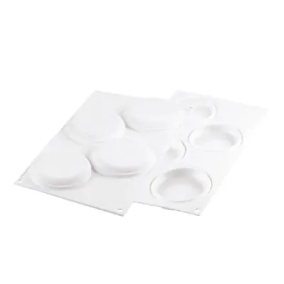 Форма для випікання Silikomart Decor Round d 85 h 15 мм, 80 мл x 4 (DECOR ROUND 80)
