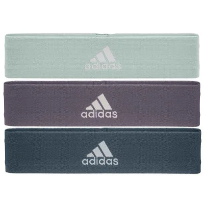 Еспандер Adidas Resistance Band Set (L, M, H) ADTB-10711 Набір Зелений, Фіолетовий, Темно-синій (885652018753)