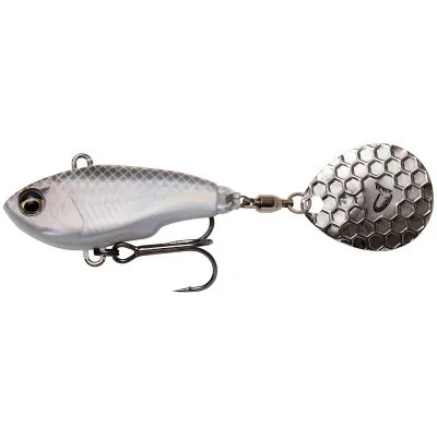 Тейл-спінер Savage Gear Fat Tail Spin 65mm 16.0g White Silver (1854.11.70)