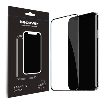Скло захисне BeCover Apple iPhone 15 Plus Black (709788)