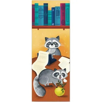 Закладки для книг Люцинка "Єноти. Друкарська машинка" 1 шт. (ЛК000000092) (2000000000092)
