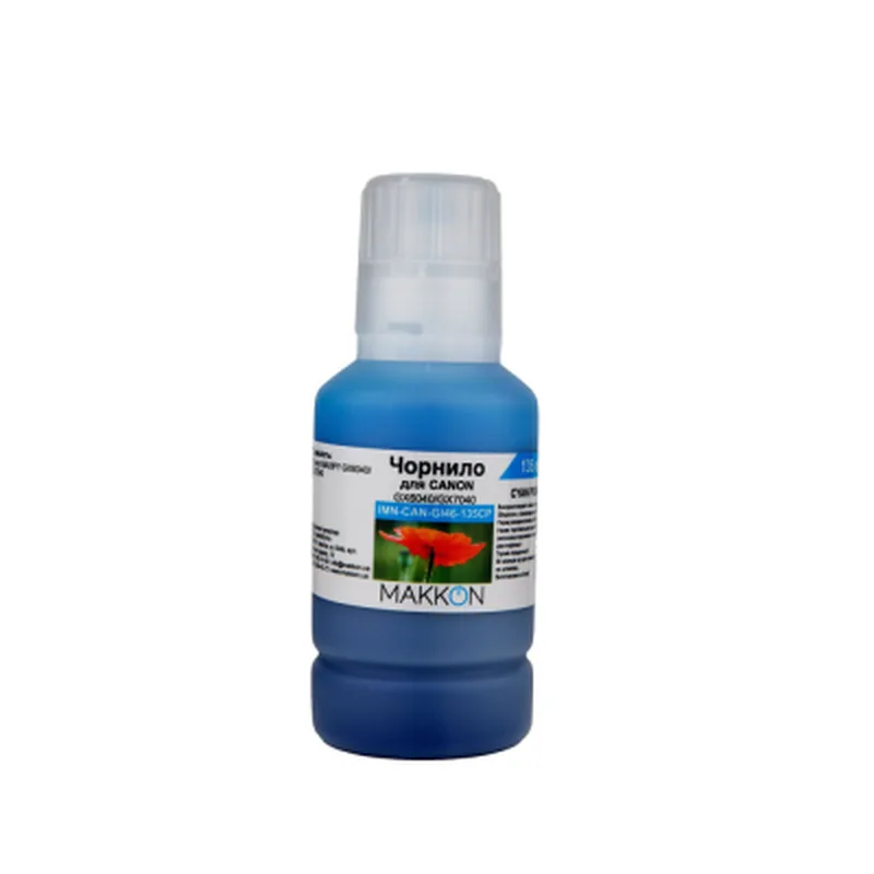 Чорнило Makkon Canon GI-46 135 мл cyan pigment (IMN-CAN-GI46-135CP)