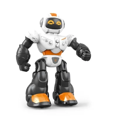 Інтерактивна іграшка ROBOT робот зі зброєю і щитом, зі звуковими, світловими ефектами та записом голосу (3858894673865)