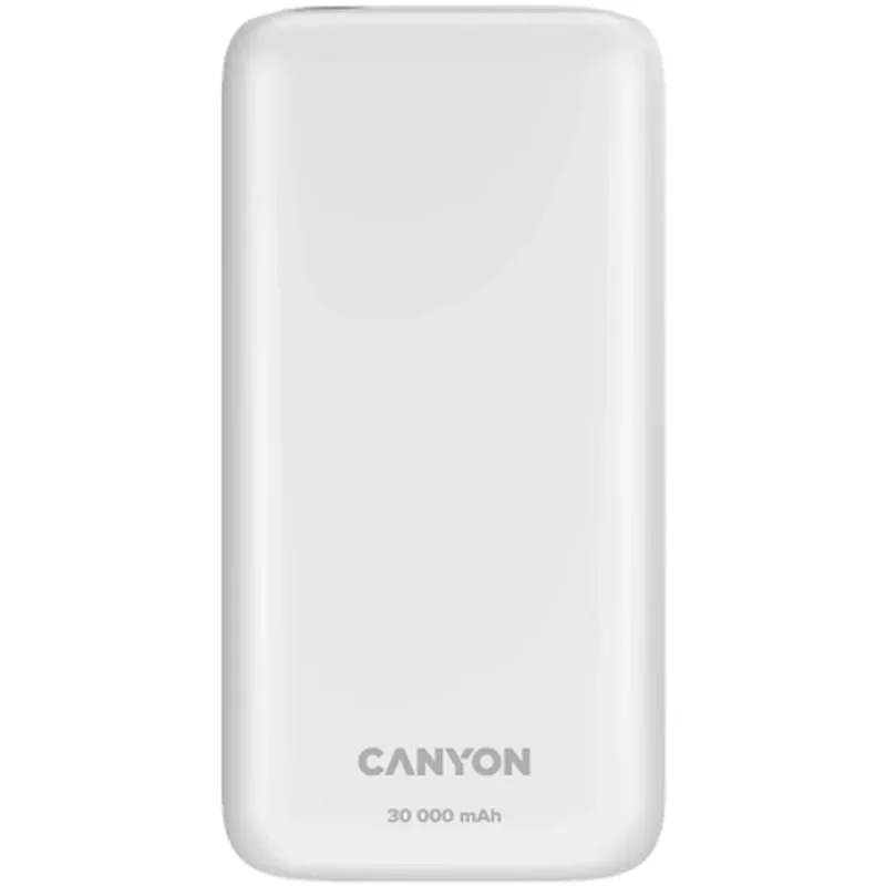 Батарея універсальна Canyon PB-301 30000mAh PD/20W, QC/3.0 (CNE-CPB301B)