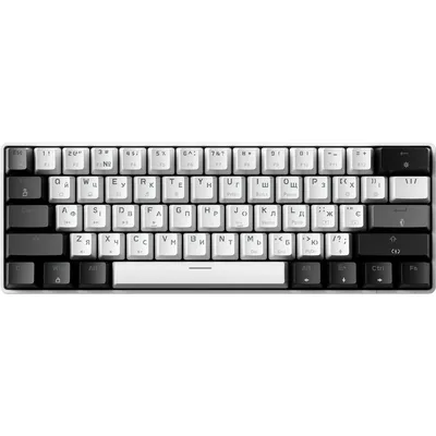 Клавіатура GamePro Genesis Infinity MK130BW Black/White