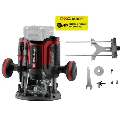 Фрезер Einhell Professional, TP-RO 18/55 Li BL-Solo, 18V, цанга 6 та 8мм, 10000–30000об/хв (без АКБ та ЗП) (4350425)