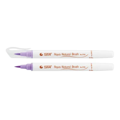 Художній маркер STA пензлик акварельний AQUA NATURAL BRUSH 3700, мальва (STA3700-19)