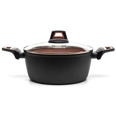 Каструля Hölmer кована з кришкою CR-1342-SBMCL Carrot 4,2 л (CR-1342-SBMCL Carrot)