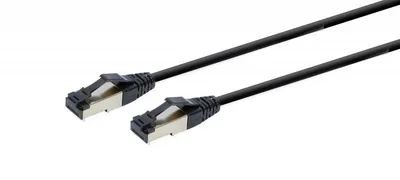 Патч-корд 5м, S/FTP, cat 8, литий, 50u", CU, AWG 27, LSZH, black Cablexpert (PP8-LSZHCU-BK-5M)
