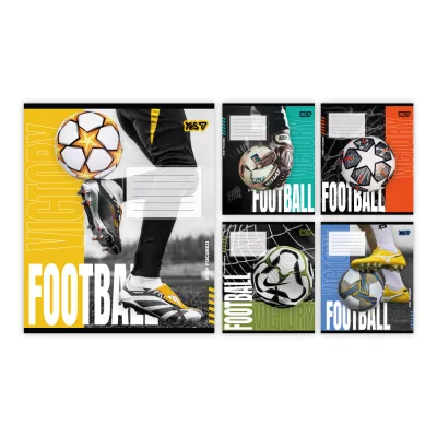 Зошит Yes Football energy А5 24 аркушів лінія (768799)