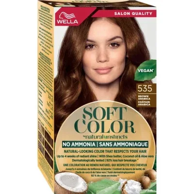 Фарба для волосся Wella Soft Color Безаміачна 535 - Коричнева арабіка (3616302076819)