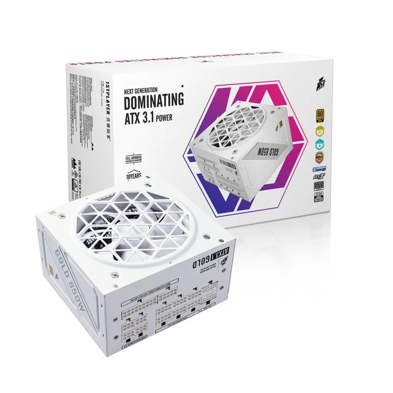 Блок живлення 1stPlayer 850W White (NGDP-GLD-850-WH-EU)