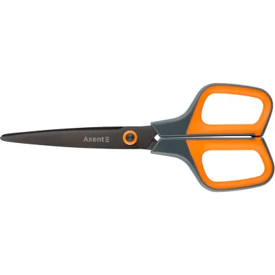 Ножиці Axent Titanium 19 см Сіро-оранжеві (6306-06-A)