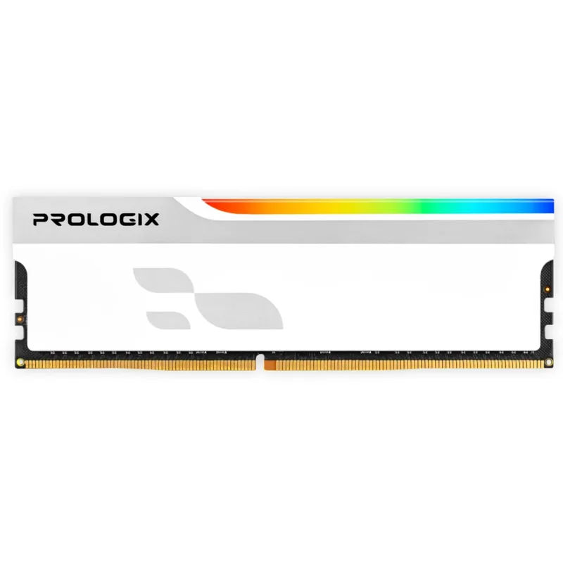 Модуль пам'яті для комп'ютера DDR4 16GB 3200 MHz Onyx White RGB Prologix (PRO16GB3200YWR4)