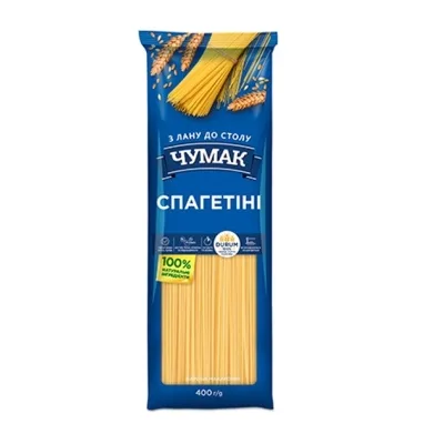Макарони Чумак Спагетіні 400 г (4820156762753)