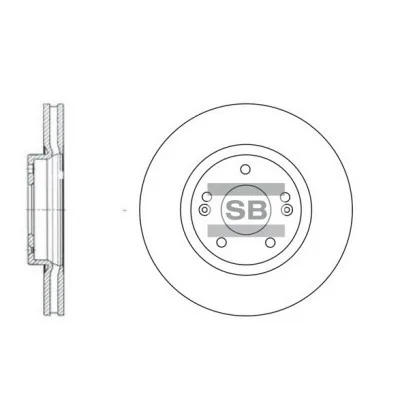 Гальмівний диск HI-Q SD1055