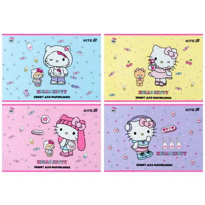 Альбом для малювання Kite Hello Kitty, 24 аркуша (HK25-242-1)