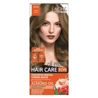 Відтінковий бальзам Acme Color Hair Care Ton Oil Mask 014 - Русявий (4820197009480)