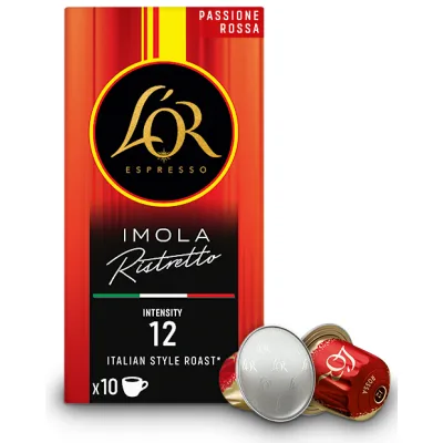 Кава L'OR Passione Rossa Ristretto Imola в капсулах 10 шт (8711000579145)